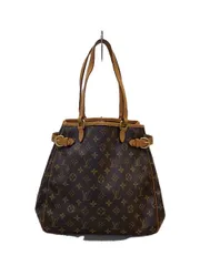 LOUIS VUITTON バティニョール・ヴェルティカル_モノグラム・キャンバス_BRW PVC ブラウン 