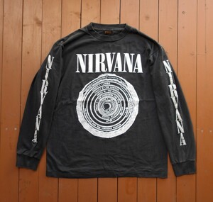 SALE ¥1スタ オークション ニルヴァーナ L/S Tシャツ サイズ L BJORK NIRVANA NIN NINE INCH NAILS SONIC YOUTH RED HOT CHILI PEPPERS