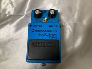  【中古】 BOSS Compression Sustainer CS-1 エフェクター ローランド JAPAN 楽器 ギター 機材 音楽 アンティーク 