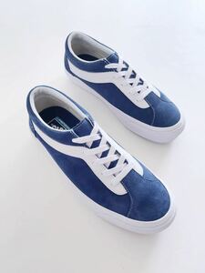 VANS UA BOLD NI バンズ ボールドNI スエード素材 メンズシューズ ローカットスニーカー ブルー 26.5cm