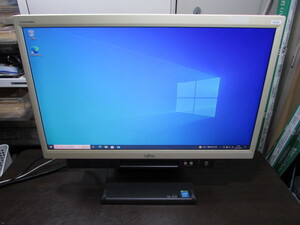 【YDT0516】★FUJITSU ESPRIMO K555/K (FMVK03003) Celeron 2950M 2.0GHz/4GB/320GB/DVD/20inchWide/Win10Pro64bitセットアップ済★中古