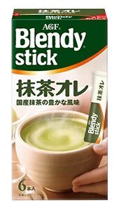 AGF(エージーエフ) ブレンディ スティック 抹茶オレ 6本 ×6箱 【 粉末 抹茶 】