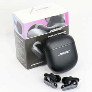 【中古】 イヤホン BOSE QUIET COMFORT ULTRA EARBUDS BLACK ノイズキャンセリングイヤホン イマーシブオーディオ