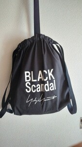  Yohji Yamamoto 　BLACK Scandal キャンパスバック