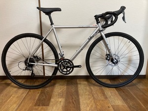 未使用品 美車！FUJI FEATHER CX+ フジ フェザー 52size Silver グラベルロードバイク 