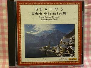0420 CD ブラームス/交響曲第４番　スウィトナー指揮シュターツカペレ・ベルリン