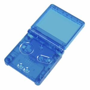 RetroSix GBA SP用 クリアブルーシェル ボタン ラバーセット