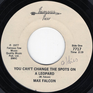 米7 Max Falcon You Cant Change The Spots On A Leopard 7717 Famous Few /00080