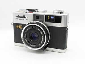 美品！完動品！MINOLTA HI-MATIC F フィルムカメラ