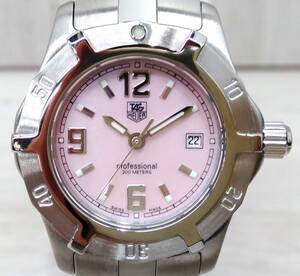 TAG HEUER タグホイヤー プロフェッショナル エクスクルーシブ WN1319／QZ2*** クォーツ 腕時計【2024/05・電池交換・研磨済】