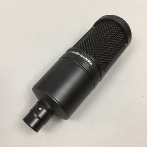 f146*80 【やや傷汚れ有】 【１円～】audio-technica AT2020 オーディオテクニカ コンデンサーマイク Q58063 A8CPB394300