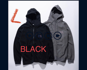 【新品正規】黒 L / 22aw SEQUEL SQ-22AW-HD-05 / シークエル zip up hooded sweat shirt fragment FRGMT
