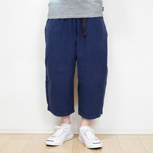 GRAMICCI COTTON LINEN BALOON PANTS【F】ネイビー グラミチ コットンリネンバルーンパンツ 麻 ガウチョ サルエル GLP-17S017