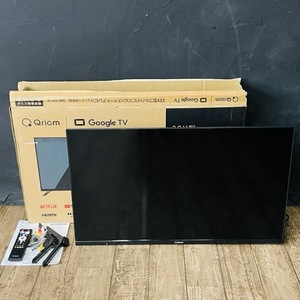 展示品 山善 キュリオム 32インチ チューナーレステレビ 【中古】動作保証 スマートテレビ QRK-32TL2K 126036/21887