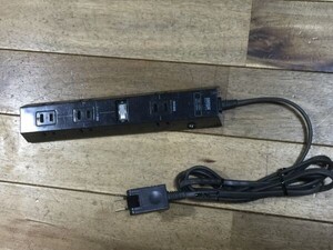 サンワサプライ　TP-109SW　電源ケーブル　2ｍ　9口　中古　125Ｖ　15A 　　2FY7H 9912