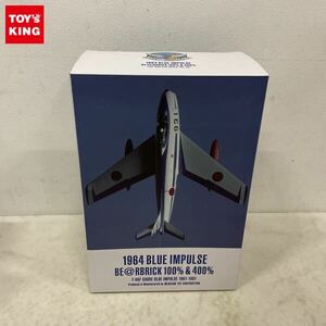 1円〜 メディコム・トイ BE@RBRICK ベアブリック 空中機動研究班 設立60周年記念 1964 F-86F SABRE BLUE IMPULSE 1961-1981 100% 400%