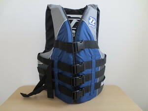 JETPILOT S1 NYLON VEST BLUE/CHARCOAL