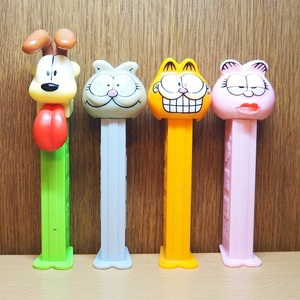 PEZ　ペッツ　ガーフィールド　オーディー　フィギュア　4個　セット　アメトイ　アメリカ雑貨