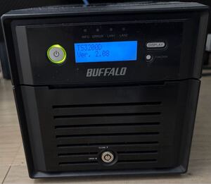 美品 BUFFALO TeraStation NAS テラステーション TS3200 TS3200D 2TB x2本 計4TB ※初期化済み