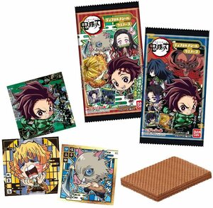 貴重 鬼滅の刃 ディフォルメ シール ウエハース 其ノ一 第1弾 2BOX(箱) 40個入 未開封 竈門炭治郎 竈門禰豆子 我妻善逸 冨岡義勇 限定 即決