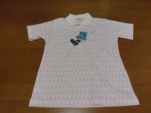  未使用　タグ付き　ROCKY ＆ HOPPER 半袖シャツ　白 × ピンク　Mサイズ
