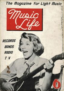 【送料無料】ミュージック・ライフ 昭和29年6月号 Music Life カントリー ウエスタン ロカビリー ジャズ 1954年