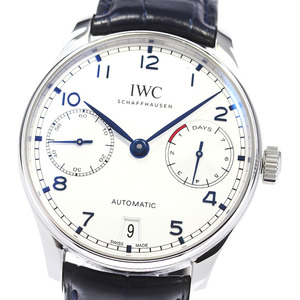 IWC IWC SCHAFFHAUSEN IW500705 ポルトギーゼ 7デイズ 自動巻き メンズ 良品 _846108