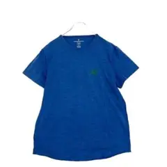 AMERICAN EAGLE（M）半袖Tシャツ　クルーネック　AEロゴ　ブルー