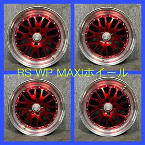 ★激安！売り切り RS WP MAXIホイール16インチ ★16×5.5J ET +45★16×6J ET +39 PCD100 ★4H★中古 4本★