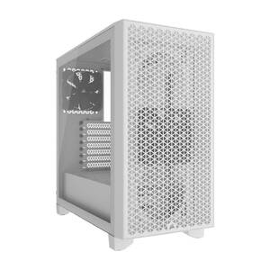 【中古】CORSAIR 3000D TG AIRFLOW White 120mmファン 2基搭載 ミドルタワー ATX PCケース ホワイト CC-