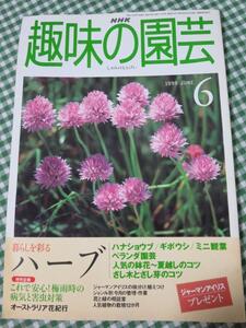 NHK趣味の園芸 1999年6月号