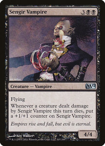 MTG ■黒/英語版■ 《センギアの吸血鬼/Sengir Vampire》★FOIL★ 基本セット2012 M12