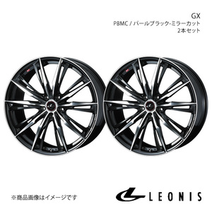 LEONIS/GX CX-3 DK系 4WD アルミホイール2本セット【16×6.5J 5-114.3 INSET52 PBMC】0039347×2