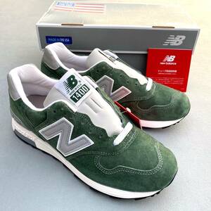 USA製 NEW BALANCE M1400MG MOUNTAIN GREEN US8D 26cm スウェード 新品 限定 アメリカ製 米国製 グリーン×グレー 緑 NB スニーカー