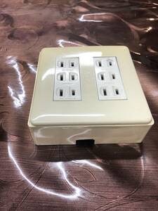 電源タップ 電源コンセント 6口 15A 125V 松下電工　日本製品　ワンオーナ品