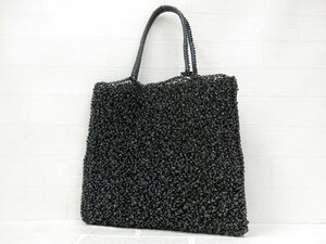 ◆超美品◆ANTEPRIMA アンテプリマ◆ワイヤー◆ハンド バッグ◆ブラック シルバー シルバー金具◆腕掛け◆スクエア型◆A7855