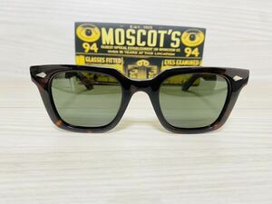 MOSCOT モスコット★サングラス★GROBER★伊達眼鏡 鼈甲柄 セルフレーム 人気モデル ウェリントン 未使用 美品★