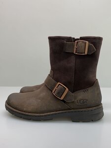 UGG australia◆エンジニアブーツ/UK6/BRW/レザー/1007797//