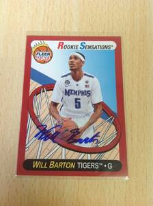 ○12-13 Fleer Retro Autographs W.Barton バートン RS B 66