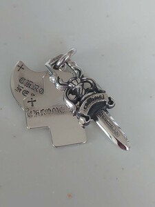 スリートリンケッツ　クロムハーツ　CHROME HEARTS　シルバー925　アクセサリー　送料無料　3トリンケッツペンダント