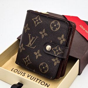 ルイヴィトン 長財布 モノグラム コンパクトジップ　ヴィトン　Louis Vuitton　コンパクト