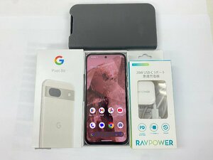 新品同等品　SIMフリー　Google Pixel 8a　Porcelain 128GB　　箱付属品 急速充電器 ケース付き　管理番号：5-20　【安心保証】