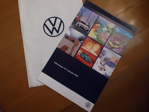 非売品 VW Volkswagen Art Calendar 2025/フォルクスワーゲン アートカレンダー 2025年 壁掛け 新品・未使用 