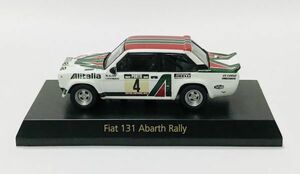 ○ MKA132 サークルKサンクス限定京商 フィアット・ランチャミニカーコレクション　FIAT131 アバルトラリー　#4アリタリア　1/64