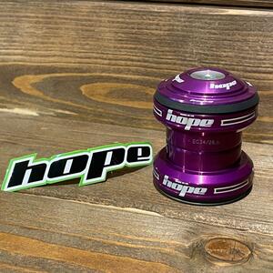 【新品】hope ホープ 1 1/8" パープル ヘッドセット EC34