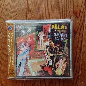 【国内盤/歌詞解説/2LP on 1CD】fela kuti/ gentleman・everything scatter［アフリカ音楽最大の巨人 フェラ・クティの1973年作と75年作］