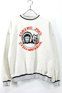 Used 90s GEAR ESKIMO JOES Graphic Sweat Size L 古着