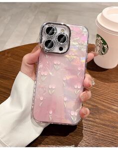 iPhone13ケース　スマホカバー　アイホン　キラキラ　おしゃれ　ピンク