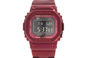 未使用品｜カシオ G-SHOCK GMW-B5000RD-4JF フルメタル ソーラー電波腕時計 モバイルリンク Bluetooth ボルドー WA05-A8035-2G6