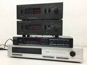 オーディオタイマー National ナショナル TE903 ×2台 /AKAI アカイ DT-138/ トリオ AT-80 通電確認のみ